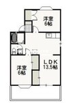 ファミーユ・ビボ　Ｄ 2LDKの間取り