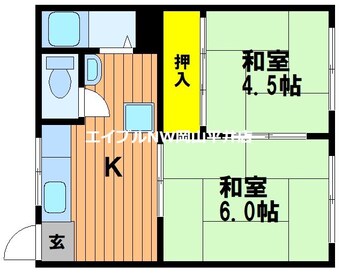 間取図 川本コーポ