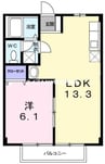 ニューシティサンライズ 1LDKの間取り