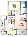 アザレア 2LDKの間取り