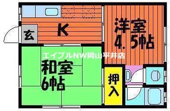 間取図 平井コーポ