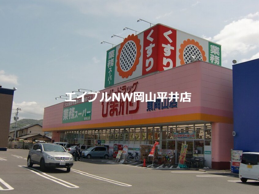 スーパードラッグひまわり東岡山店(ドラッグストア)まで910m リバーサイドカワノ　Ａ