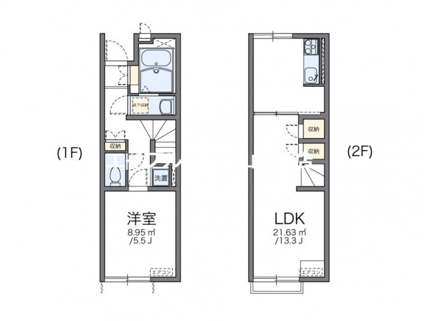 間取図 レオネクスト倉富