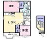 ガーデンコートＡ 2LDKの間取り