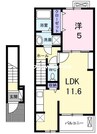 ル・ベリエ　Ａ 1LDKの間取り