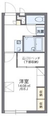 レオパレスカルチェ 1Kの間取り