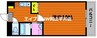 コンフォートケヤキ 1Kの間取り