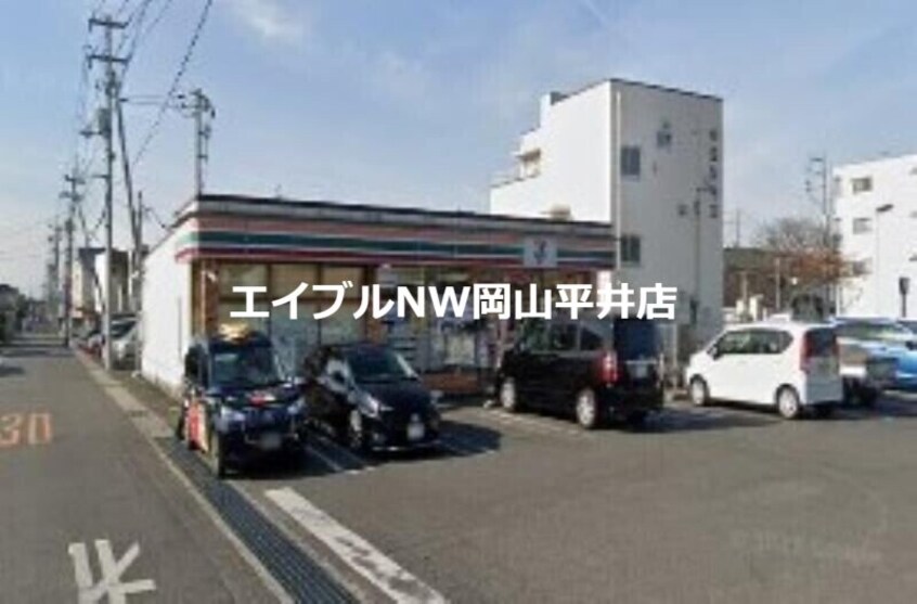 セブンイレブン岡山西大寺駅前店(コンビニ)まで674m レオパレス時明