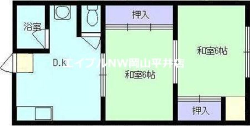 間取図 箕島コーポ