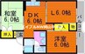 コーポラス円山　Ａ 2LDKの間取り