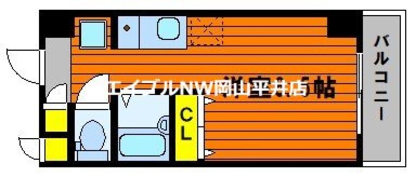 間取図 GＶ備岡