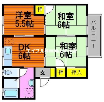 間取図 太陽ハイツ