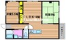 メゾン関 2LDKの間取り