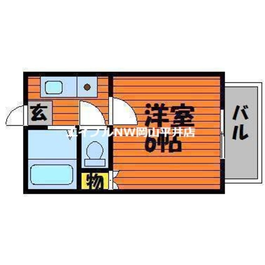 間取図 コーポミラクル