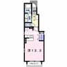エアリーサンライト 1Rの間取り
