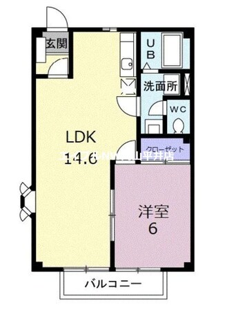 間取図 シーサイドメゾン十禅寺Ａ