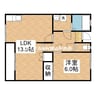 メゾン大森Ⅲ 1LDKの間取り