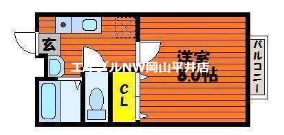 間取り図 コーポ・ロマンス
