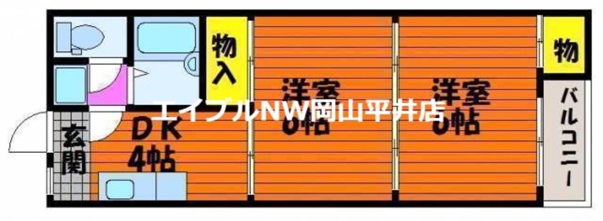 間取図 グリーンハイツ原尾島