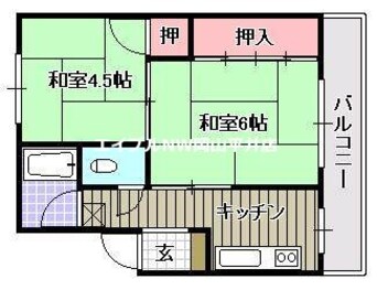 間取図 旭畔マンション