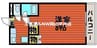 パル81 1Kの間取り