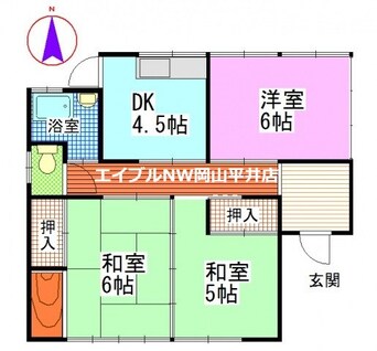 間取図 吉田様借家