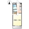 クラージュ 1Kの間取り