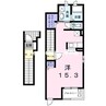 プラム 1Rの間取り