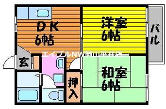 間取図 藤田コーポ　Ⅱ