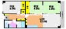 メゾン操山 3LDKの間取り