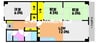 メゾン操山 3LDKの間取り