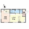 フォレスト1 1LDKの間取り
