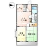 シエル 2LDKの間取り