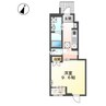 仮）スターテラスⅡ　桑野 1Kの間取り