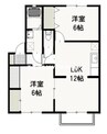 ファームヴィレッジ　Ｃ 2LDKの間取り
