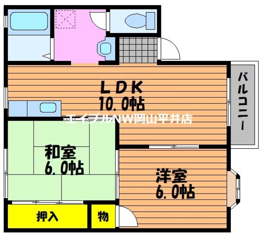 間取図 シェンブラ瀬戸　Ｂ棟