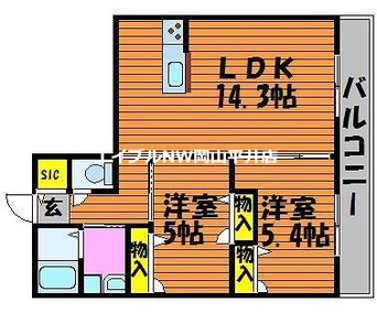 間取図 アペルト・ラメール