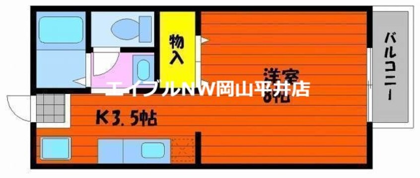 間取図 アンダンテ妹尾Ａ棟