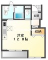 ヴァンヴェールⅡ 1Rの間取り