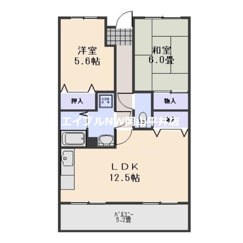 間取図 カウル湊