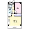 スカイマンション 1LDKの間取り