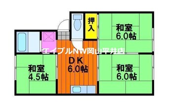 間取図 コーポ烏城Ａ