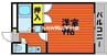 ハイクレスト操山 1Kの間取り