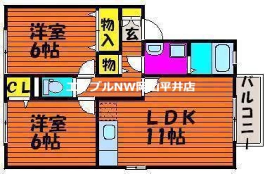 間取図 ソレイユ