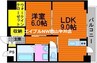 ブライトンコート東山 1LDKの間取り