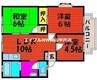 ドリームタウンⅡ 3LDKの間取り