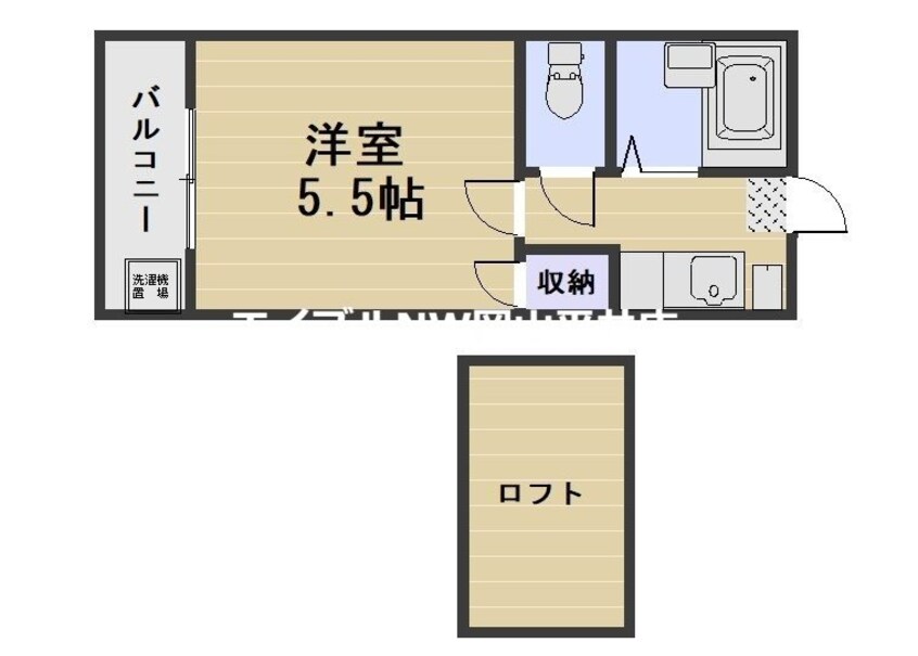 間取図 リヴェール豊成第1