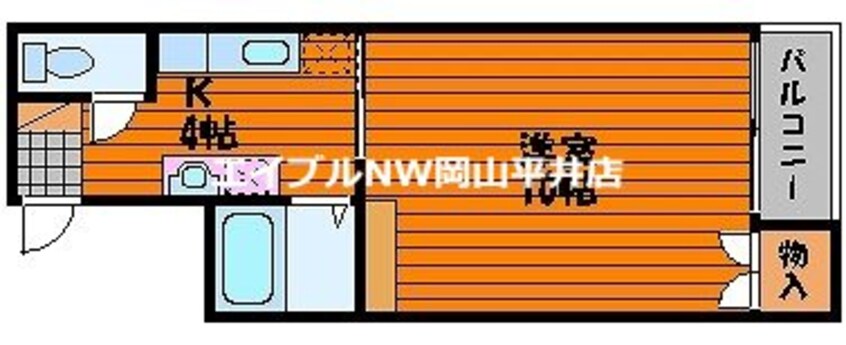 間取図 コーポキャロット