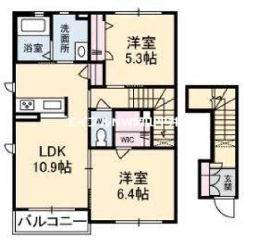 間取図 リバーサイド・MⅡ