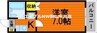 ハピネスコートⅡ 1Kの間取り